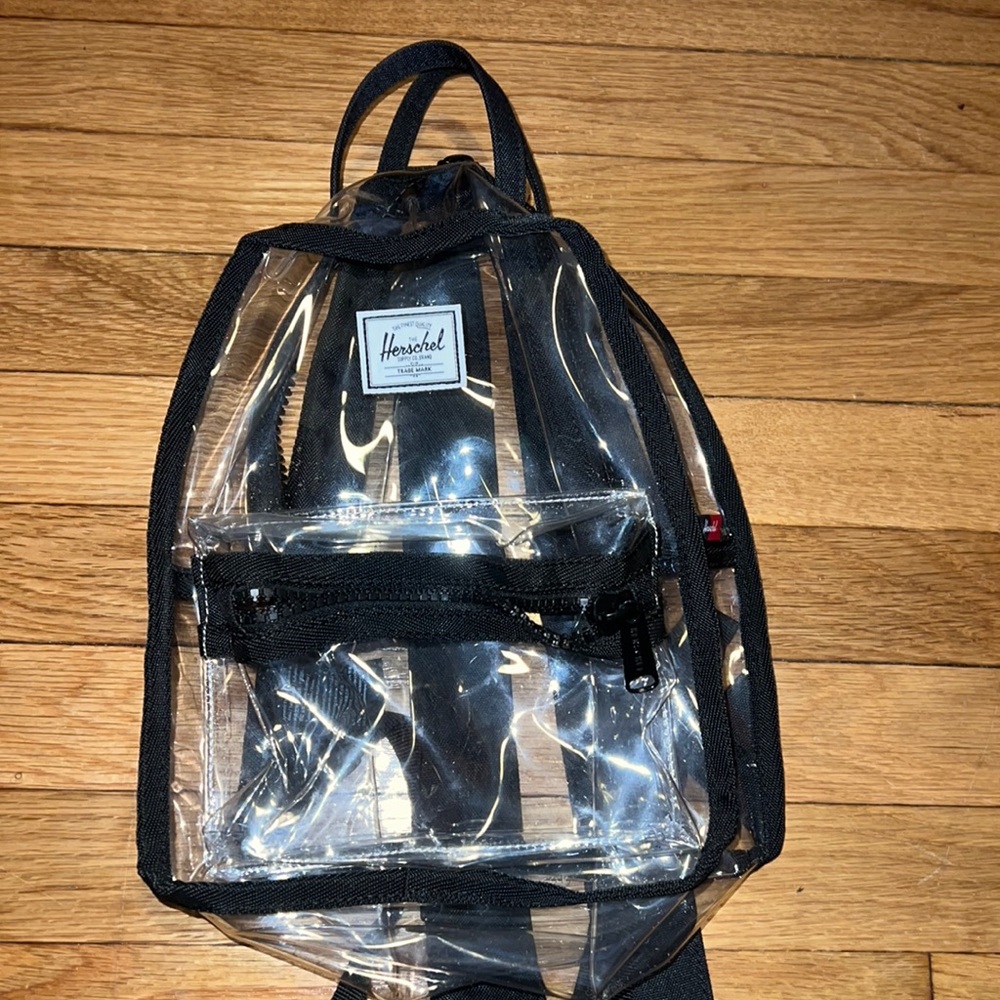 Clear Herschel mini backpack